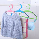 5Pcs/1Set Non-marking Plastic Cloth Hanger Thick