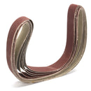 7pcs 1x30 Inch 80-1000 Mixed Grit Sanding Belts Set Aluminium Oxide Abrasive Sanding Belts