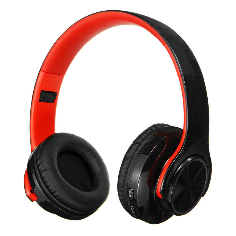 Foldable Wireless bluetooth V5.0 Headset LED Breathing Light Gaming Headphone Support FM Radio TF Card