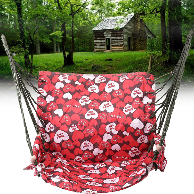 Portable Hammock Hanging Rope Swing Seat Chair Outdoor Garden Tree Porch Hammock Chair
