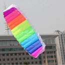 Rainbow Pattern 2m Frameless Flying Kite Dual Lines Control