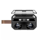 TWS Smart Touch bluetooth Earphone Digital Display IPX7 Waterproof Noise Cancelling Headphone wtih Type-c Power Bank