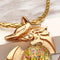 Unisex Fidget Spinner Dragon Necklace Pendant Necklace for Men Women