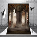 5x7FT Retro Vinyl Terror Castle Studio Photography Background Backdrop Baby Prop