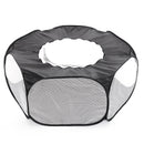 Portable Pet Folding Hexagon Tent Bed Puppy Indoor Outdoor Home Teepee Kennel