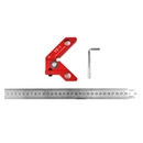 Drillpro YX-3 Woodworking Magnetic Center Scriber Finder 45 90 Degrees Angle Line Caliber Ruler Metric and Inch Wood Measuring Scribe Tool