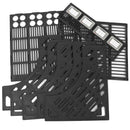 Detachable A4 File Holder Document Trays 4 Slots File Box Plastic File Books Organizer For Desktop Storage Office School Supplies Classify