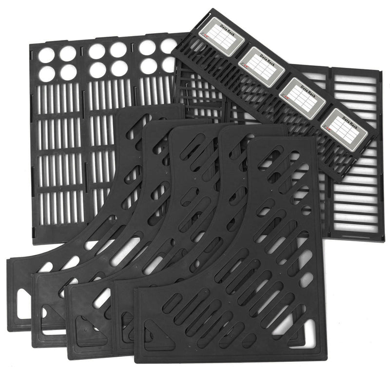 Detachable A4 File Holder Document Trays 4 Slots File Box Plastic File Books Organizer For Desktop Storage Office School Supplies Classify