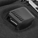 Men USB Anti-theft Chest Bag Crossbody Messenger Shoulder Backpack Sling Pack Sports Travel