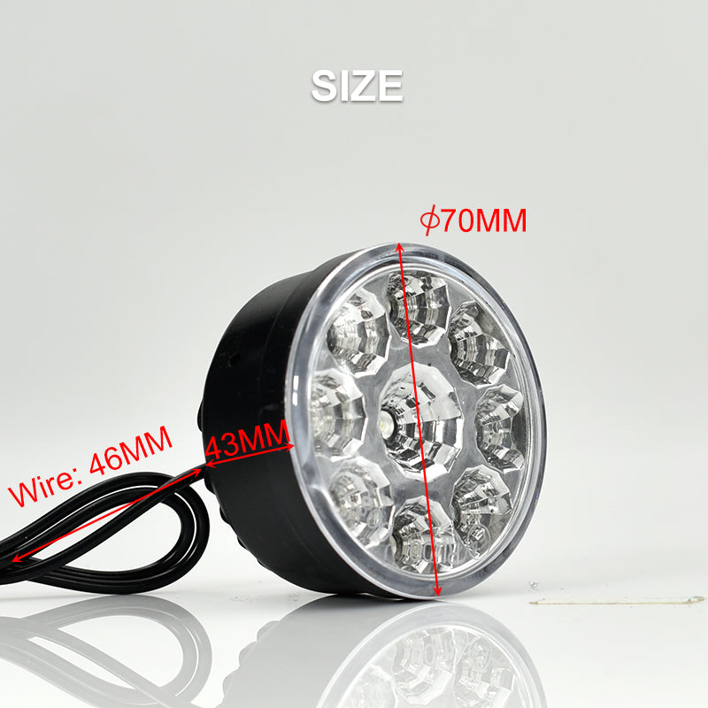 CNSUNNYLIGHT 2Pcs OSR LED Headlight Daytime Running Light Assembly White 12V Auto DRL Fog Day Light Replace For Toyota Car-Styling Accessories