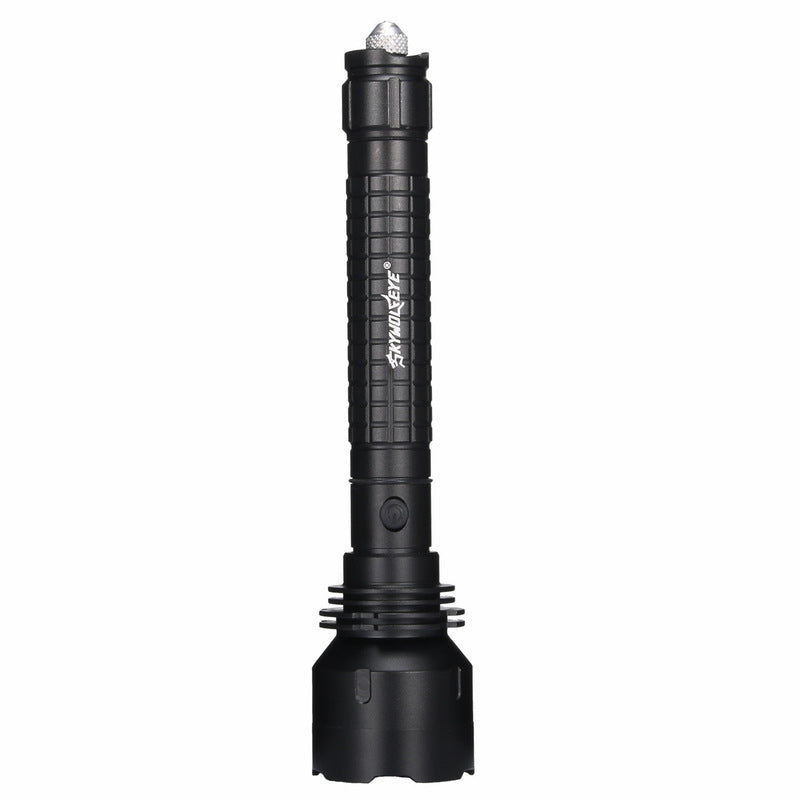 SKYWOLFEYE L323 500 Lumens Flashlight 18650 Battery 5 Modes Work Lamp Camping Hunting Portable Torch Light Window Breaker