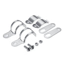 28mm to 43 mm Motorcycle Headlight Mounting Bracket Metal Chrome