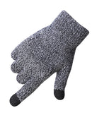YOINS Winter Knit Gloves for Men Women Touch Screen Anti-Slip Warm Wool Lining Finger Gloves