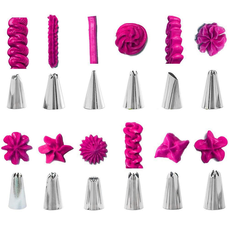83pcs DIY Cake Decorating Set Icing Piping Nozzles Tips Baking Mold Decorating Tools