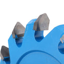 H20 V Shape 12 Teeth Wood Polishing Carving Disc Shovel Blade for Angle Grinder Woodworking Grinding Tool
