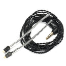 Black Replacement Earphone Cable 3.5mm Wire for Logitech UE18 JH13 Westone W4r UM3X 1964 A