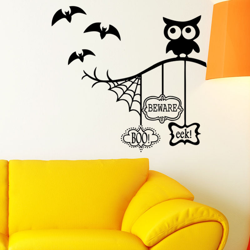 Miico FX3009 Cartoon Sticker Halloween Sticker Removable Decoration Wall Sticker