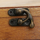 Retro Eiffel Tower Wood Wooden Pencil Pen Case Holder Stationery Storage Box