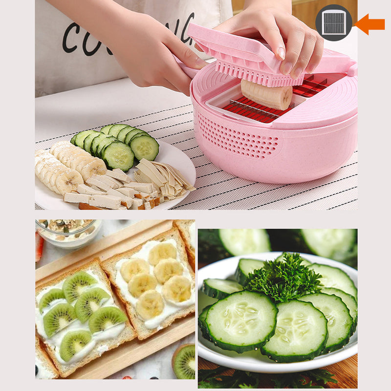 9 IN 1 Multifunctional Easy Food Chopper Cutter Vegetable Blender Chopper Slicer
