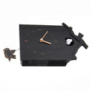 Antique Wall Cuckoo Clock Black DIY Home Christmas Holiday Gift Presents Retro Minimalist Creative Pendulum