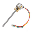 MACHIFIT GA12BY15-M455 DC 5V 30RPM 15RPM 5RPM Stepper Motor Threaded Shaft Gear Motor With All-Metal Gearbox