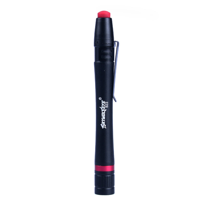 Skywolfeye B23 2Modes LED Flashlight Pen AAA  Work Light Camping Hunting Emergency Lamp