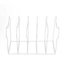 Nordic Style Iron Books Display Shelf Sundry Storage Rack Wall-mounted Decoration Star Bear Shape File Organizer Bookends Art Magazine Bookshelf