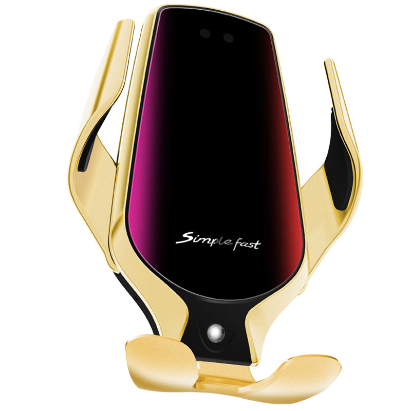 Bakeey R3 10W Qi Wireless Charger Infrared Smart Sensor Air Vent Car Phone Holder for 4.0-6.5 Inch Smart Phone for iPhone for Samsung Xiaomi Redmi Note 8