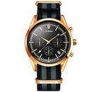 SINOBI 9642 Men Watch Chronograph Luminous Male Military Fashion Casual Quartz Watch