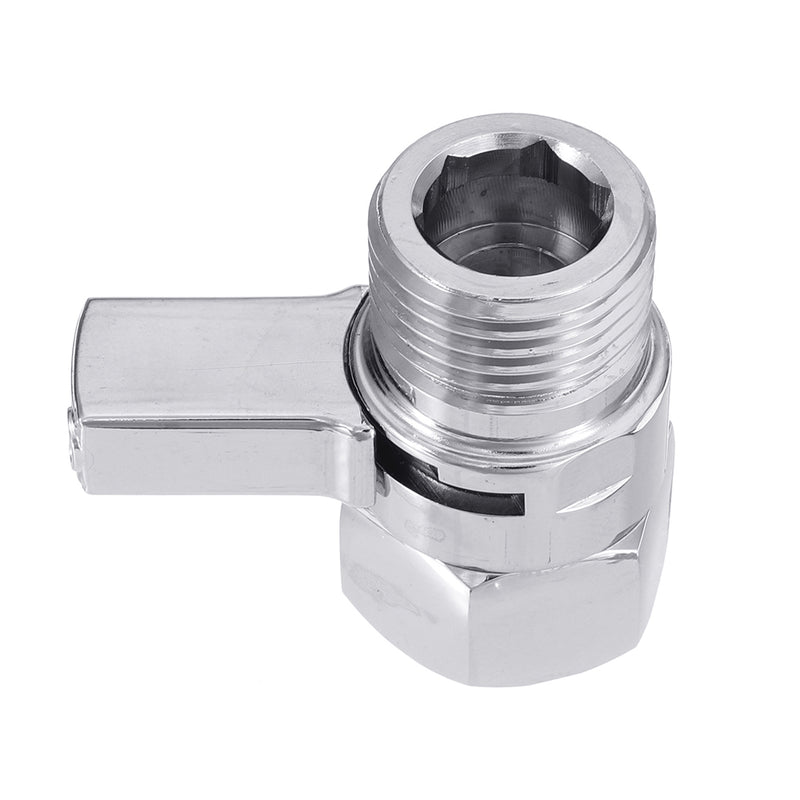 G 1/2 Shower Head Shut-Off Valve Quick Open Adapter Brass Valve Water Flow Control Regulator Bath Accessory