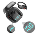 Q62 TWS bluetooth 5.0 Wireless Stereo Hanging Earphone Three Power Display Volume Control Sports Headphones for Xiaomi