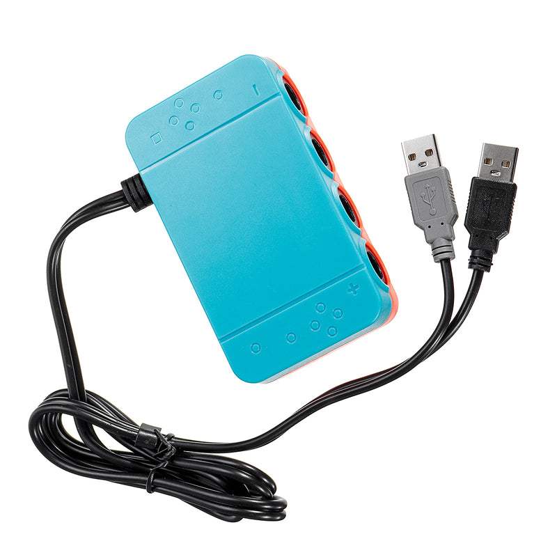 4 Ports GC GameCube Controller USB Adapter Converter For NGC to Wiiu/Switch/PC