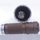 MARCH C8 SST40 15W 7A Temperature Control Flashlight 3 Modes Waterproof 18650/21700 Battery LED Light