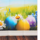3x5FT Vinly Rabbit Flower Glass Spring Photography Backdrop Background Studio Prop