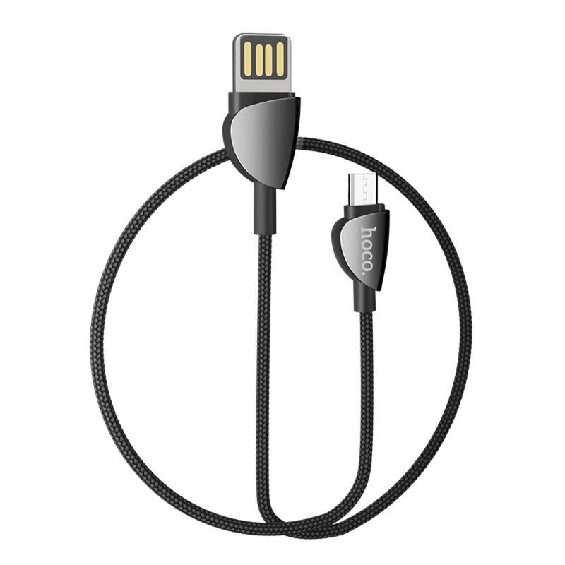 HOCO U62 Micro USB Data Sync Charging Cable for Tablet Smartphone 1.2M