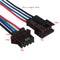 Excellway 10 sets JST 15cm SM 4Pin 22AWG Wire Male and Female Connectors Wire Pitch 2.54mm