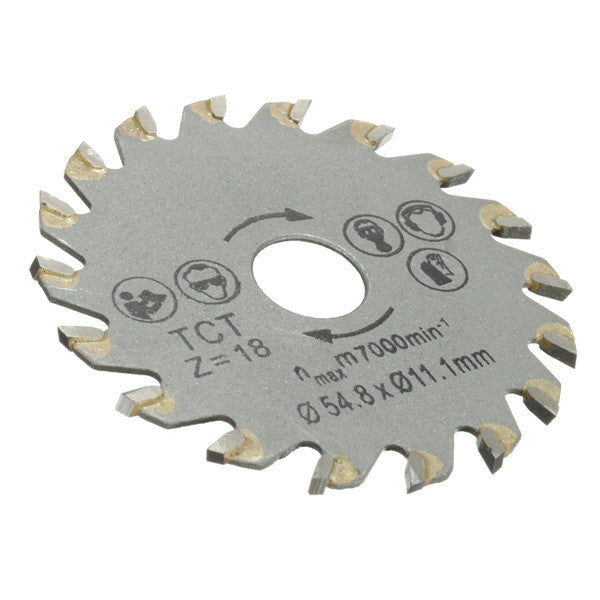 18 Teeth Diameter 54.8mm Circular TCT Saw Blade Concrete Cement Wood Cutting Saw Blade