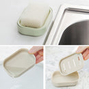 Soap Dish Box Case Holder Container Draining Home Bathroom Toilet Shower Travel