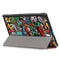 Tri-Fold Printing Tablet Case Cover for Lenovo Tab E10 Tablet - Doodle
