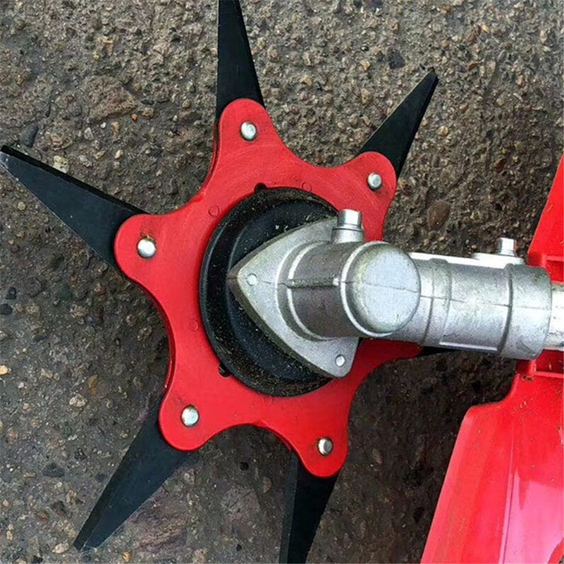 Trimmer Head with 6 Steel Razor Chain Grass Cutter For Lawn Mower