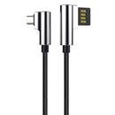 Bakeey 3A Reversible Double 90 Degree Angle Type C Braided Fast Charging Data Cable For Phone Tablet