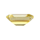 Gentle Yellow Gemstone Zircon 11.50ct 10x14mm Rectangle VVS Cut AAAA+ Jewelry Decorations