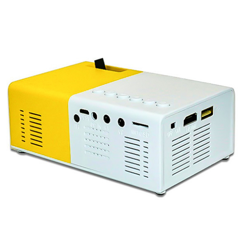 [New Version] J9 LCD LED Projector 1200 Lumens 800:1 Support 1080P Portable Office Home Cinema