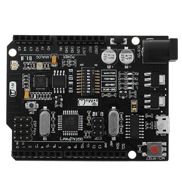 Geekcreit UNO+WiFi R3 ATmega328P+ESP8266 32Mb Memory USB-TTL CH340G Module