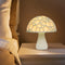 20cm 3D Mushroom Night Light Touch Control 2 Colors USB Rechargeable Table Lamp for Home Decoration