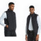 Electric USB Heatiing Warm Hooded Jacket Winter Heated Back + Abdomen + Neck Vest 3 Temperature Control