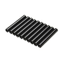 Suleve M3AR2 M3 Aluminum Alloy Standoff Studs 8-35mm Black Round PCB Board Spacers Standoffs 10pcs