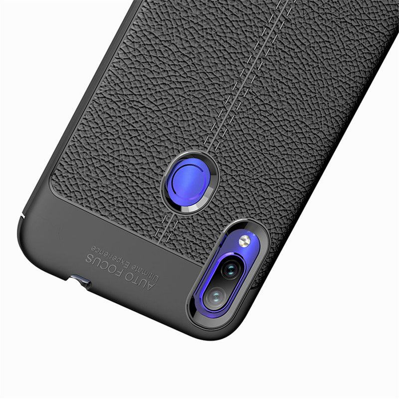 Bakeey Litchi Pattern Shockproof Soft TPU Back Cover Protective Case for Xiaomi Redmi Note 7 / Note 7 Pro