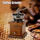 Retro Wooden Coffee Bean Hand Grinder Family Mini Flour Mill