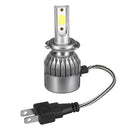 9V-36V H1/H4/H7/H11/9005/9006 COB LED Headlights Bulbs Conversion Kit White
